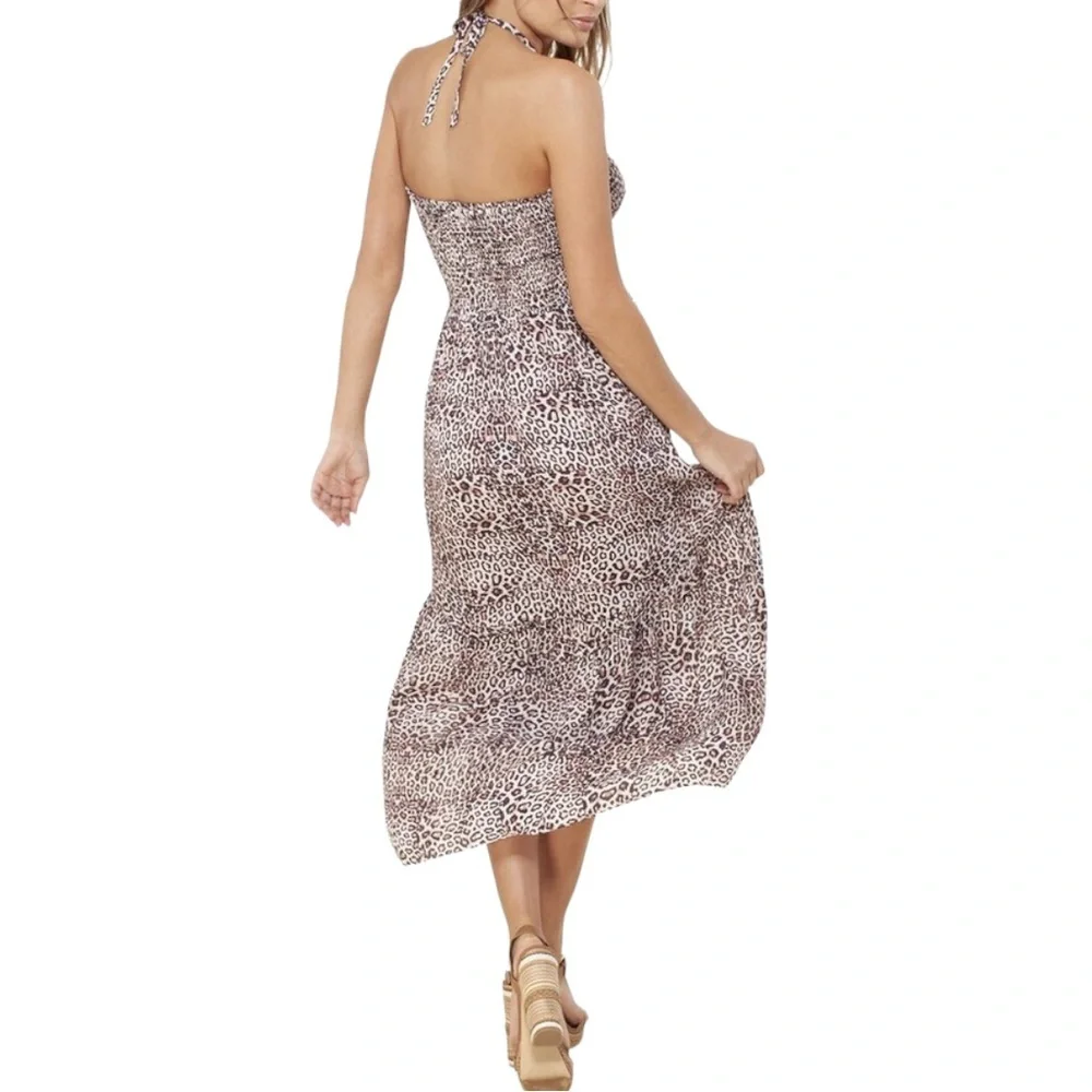 open back halter prom dress Open-Back Long Halter Prom Dress with Sash